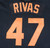 2007 Baltimore Orioles Arturo Rivas #47 Game Used Black Jersey Ex ST GCL XL 601