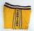 Golden State Warriors Game Issued Gold Game Shorts Sand Knit 360