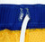 Golden State Warriors Game Issued Gold Game Shorts Sand Knit 360