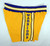 1980s Golden State Warriors # Game Used Yellow Shorts 34 DP32510