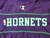 2001-02 Charlotte Hornets Matt Bullard #50 Game Used Purple WU Shirt 911 P 41