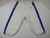 2020-21 Florida Gators #84 Game Used White Pants 1960s Throwback HC 34 DP53303