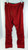 2015-16 Kansas Jayhawks Game Issued Red Tear Away Pants Basketball L+4 72S