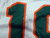 Miami Hurricanes #19 Game Used White Practice Jersey L DP41716