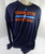 2013-14 Charlotte Bobcats Team Issued Navy Long Sleeve Training Shirt 3XL 2126
