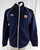 Womens Auburn Tigers Team Issued Navy Travel Jacket L 144