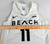 2018-19 Long Beach State Dirtbags #11 Game Issued White Jersey Basketball M 607
