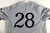 2019 Long Beach State Dirtbags #28 Game Used Grey Jersey Baseball L 604
