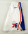 2023-24 Philadelphia 76ers Jeff Dowtin #11 Game Used White Shorts M 34 814