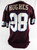 1983-85 Michigan Panthers Allen Hughes #98 Game Used Maroon Jersey USFL XL 087