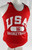 1990s Team USA Basketball #16 Game Used Red Practice Jersey M 202