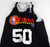 1990s Atlanta Hawks #50 Game Issued Black Practice Jersey XXXL 219