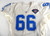 1994 Detroit Lions Shawn Bouwens #66 Game Used White Jersey 75th Patch 50 984