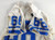 1994 Detroit Lions Shawn Bouwens #66 Game Used White Jersey 75th Patch 50 984