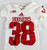 2013 Indiana Hoosiers #38 Game Used White Jersey Football Name Plate Removed M 5