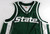 2000s Michigan State Spartans Blank Game Issued Green Jersey Basketball 50 884