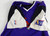1996-97 Toronto Raptors Hubert Davis #44 Game Used Purple Shooting Shirt 50th Patch XL 102