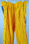 1980s Golden State Warriors #43 Game Used Yellow Warm Up Pants 38 425