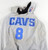 1990s Cleveland Cavaliers #8 Game Issued Black Practice Jersey XL 047