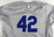 2024 Kansas City Royals Sandy Leon #42 Game Issued Grey Jersey Jackie Robinson