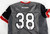 2021 Texas Tech Red Raiders #38 Game Used Grey Jersey Womens Soccer M 694