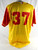 2024 Wisconsin Timber Rattlers #37 Game Used Yellow Jersey Rescue Hi-Surf 50 327