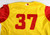 2024 Wisconsin Timber Rattlers #37 Game Used Yellow Jersey Rescue Hi-Surf 50 327