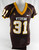 2011-13 Wyoming Cowboys Jeff Roueche #31 Game Used Brown Jersey Football L 364