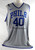 2024-25 Philadelphia 76ers Nicolas Batum #40 Game Issued Blue Practice Jersey 9