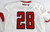 2020 Texas Tech Red Raiders #28 Game Used White Jersey Womens Soccer M 138