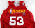 1990s Atlanta Hawks #53 Game Issued Red Practice Practice XXXL 316
