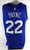 2024-25 Philadelphia 76ers Cameron Payne #22 Game Issued Blue Practice Jersey 7