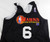 1990s Atlanta Hawks #6 Game Issued Black Practice Jersey XXXL 847