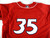 Jersey Shore BlueClaws #35 Game Used Red Jersey XL 817