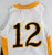 2016-17 Long Beach State 49ers #12 Game Issued P Use White Jersey Basketball S 8