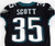 2021 Philadelphia Eagles Boston Scott #35 Game Used Black Jersey 38 DP86842