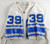 1995 Detroit Lions Van Malone #39 Game Used White Jersey 46 997