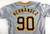 2024 Pittsburgh Pirates Raul Hernandez #90 Game Issued Pos Used Grey Jersey 7