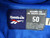 1997 Detroit Lions #76 Game Used Blue Jersey Name Plate Rem 50 011