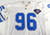 1994 Detroit Lions Shane Bonham #96 Game Used White Jersey 75th Patch 52 019