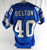 2003 Detroit Lions Keith Belton #40 Game Used Blue Jersey 46 022