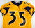North Carolina A&T Aggies #35 Game Used Yellow Jersey Football XL 309