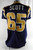 2002 St. Louis Rams Scott #65 Game Used White Jersey 48 028