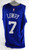 2024-25 Philadelphia 76ers Kyle Lowry #7 Game Used Blue Practice Jersey XL 727