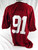1990s Alabama Crimson #91 Game Issued Red Practice Jersey XXXL 162