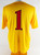 Texas Tech Red Raiders #1 Game Used Yellow Jersey Womens Soccer M 676