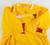 Texas Tech Red Raiders #1 Game Used Yellow Jersey Womens Soccer M 676
