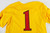 Texas Tech Red Raiders #1 Game Used Yellow Jersey Womens Soccer M 676