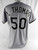 1997 Chicago White Sox Larry Thomas #50 Game Used Grey Jersey #2 Nelson Fox Pa 1