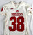 Indiana Hoosiers #38 Game Used White Jersey Football Name Plate Rem  173